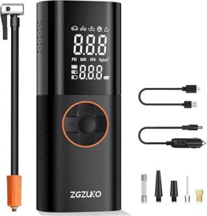 ZGZUXO Portable Air Compressor For Car, 150PSI