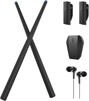 Wmool Portable Air Drum Kit With Sticks & Pedals