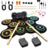 BESFAN Portable Electronic Drum Pad Set For Kids