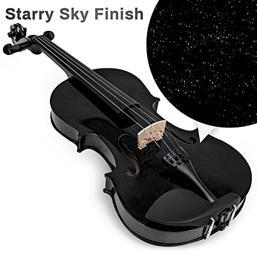 Poseidon Black Violin 1/2 Size For Kids - Image 2