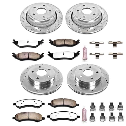 Power Stop K2164-36 Front & Rear Brake Kit - Image 2