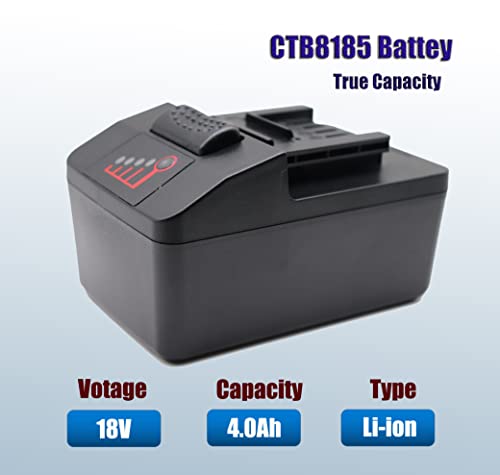 PowerWings 2pcs CTB8185 18V 4Ah Power Tool Battery - Image 5