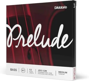 D'Addario Prelude Bass String Set, 1/2 Scale