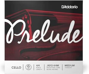 D'Addario Prelude Cello G String, Medium Tension