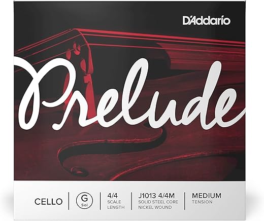 D'Addario Prelude Cello G String, Medium Tension