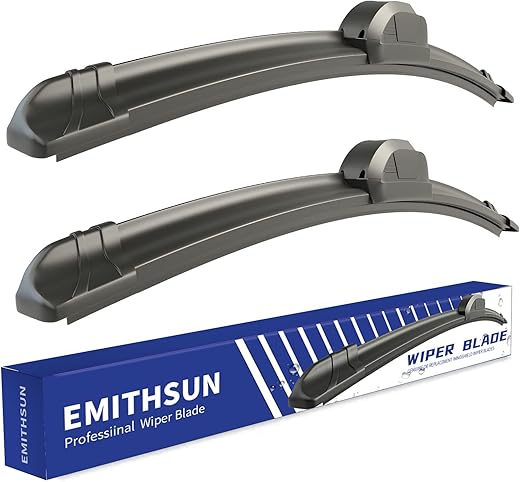 EMITHSUN Premium 24" + 20" Windshield Wiper Blades