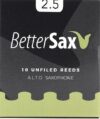 BetterSax Premium Alto Saxophone Reeds – 2.5 Strength