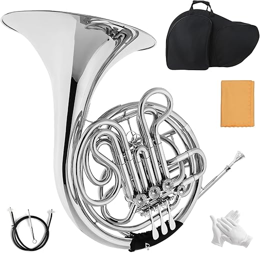 YueChun Premium Brass 4-Key Double French Horn
