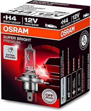 OSRAM Premium Off-Road Super Bright H4 Bulb 62204SBP