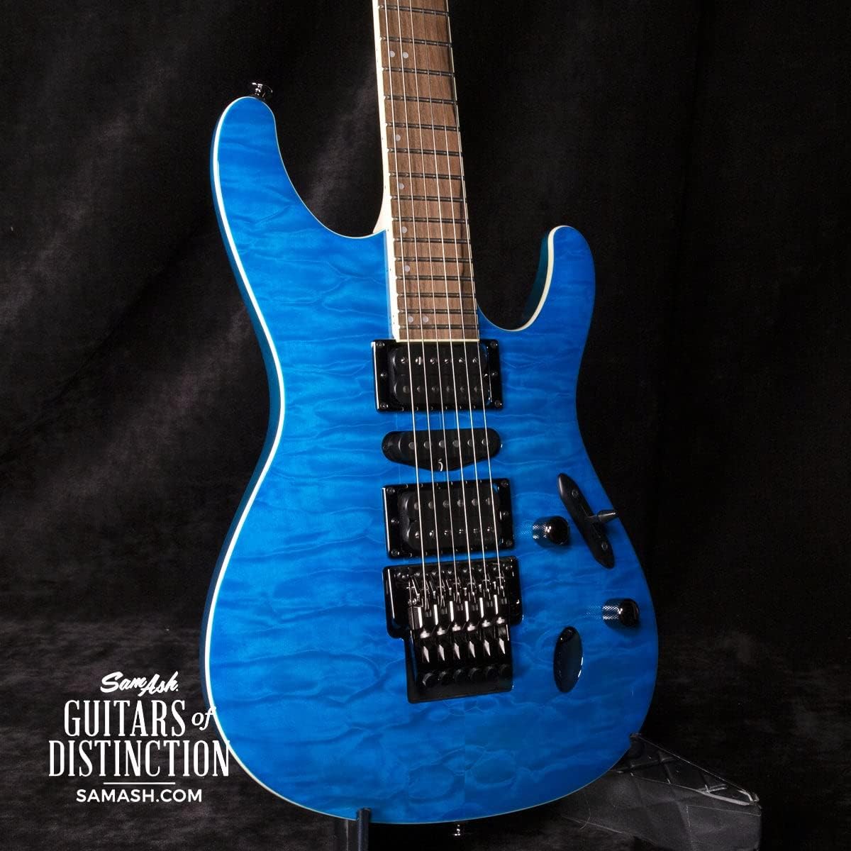 Ibanez Prestige S6570Q Electric Guitar (Natural Blue)