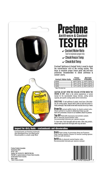 Prestone AF-1420-6PK Antifreeze Coolant Tester (6-Pack) - Image 2