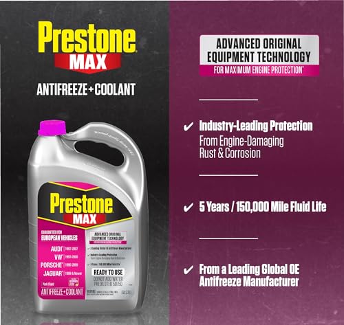 Prestone Max AF6410 Euro Pink Antifreeze, 1 Gallon - Image 3