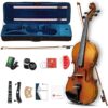 Vangoa Professional Acoustic Violin Kit With Premium Ebony Fitting