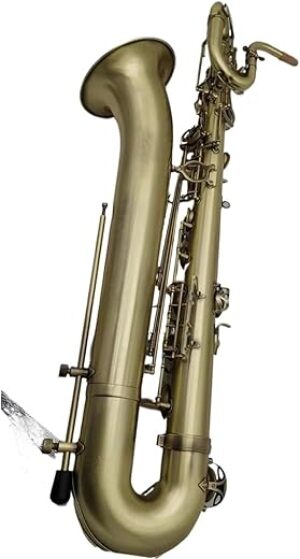 HJDFRTE Professional Baritone Saxophone Black Nickel
