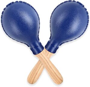 EASTROCK Professional Blue Maracas With ABS Shells