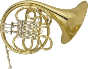 DZDZDZ Professional Brass Lacquer Gold F Key French Horn