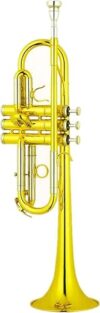 ZYZYZY Professional C Key Gold Lacquer Trumpet