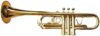 Queen Brass Professional C Trumpet With Gold Finish