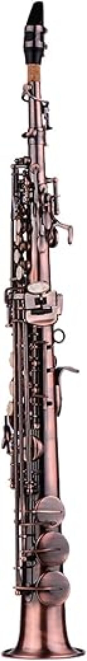 summina Professional Red Bronze Bb Soprano Saxophone Instrument