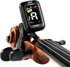 ENO MUSIC Professional Violin Viola Tuner, Colorful LCD Display