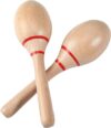DOMG Professional Wooden Rumba Shakers Set