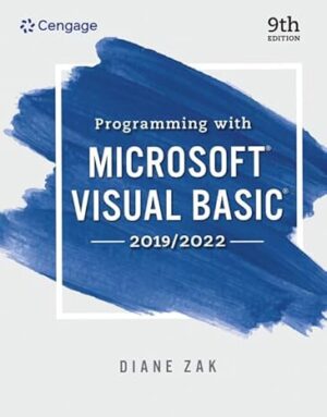 Programming With Microsoft Visual Basic 2019/2022 by Author's Name
