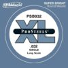 D’Addario ProSteels Bass Guitar String, Long Scale, 032