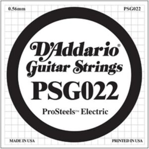 D’Addario ProSteels Electric Guitar String, 022