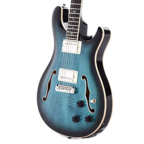 PRS SE Hollowbody II, Faded Blue Burst (105537:PB) - Image 2