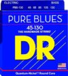 DR Strings Pure Blues Bass Guitar Strings PB5-130