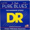 DR Strings Pure Nickel Electric Guitar Strings, PHR-10-3PK