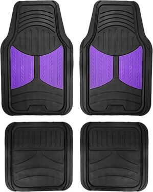 FH Group Purple Climaproof Heavy Duty Floor Mats