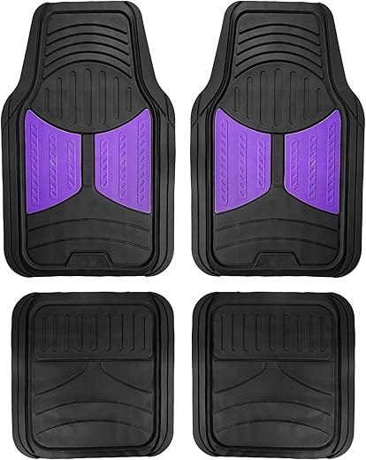 FH Group Purple Climaproof Heavy Duty Floor Mats