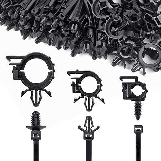 UNIGT Push Mount Cable Zip Tie Clips