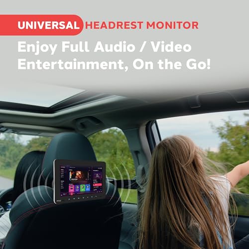 Pyle Car DVD Player, Universal Headrest Monitor - Image 2