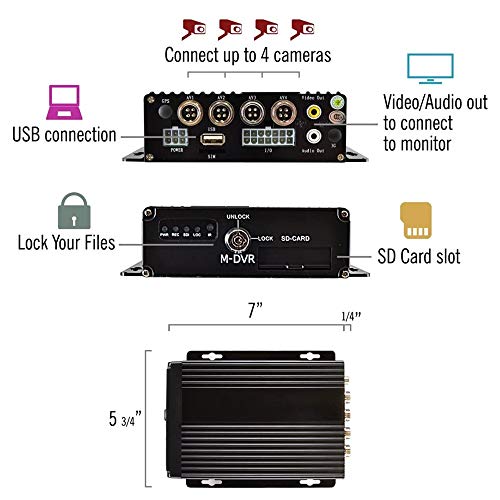 Pyle Car DVR Mobile Video Recorder System - Image 3