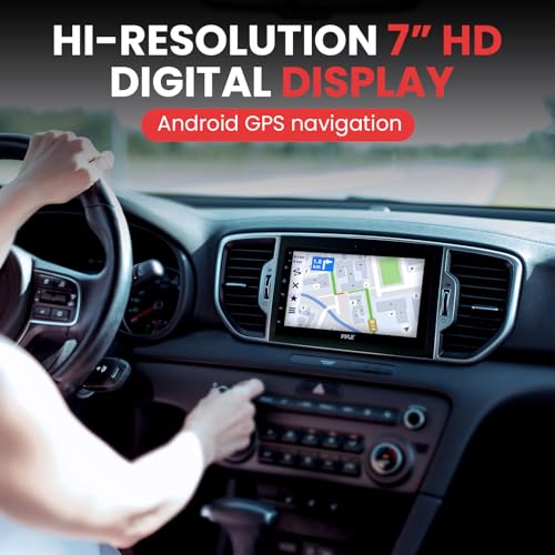 Pyle Double DIN Car Stereo Receiver - 7 Inch Touch Screen GPS Audio - Image 3