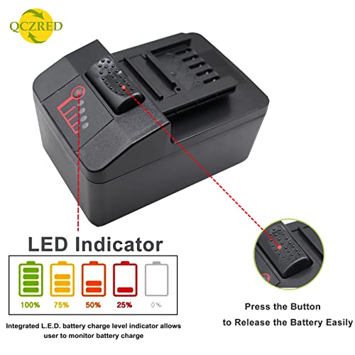 QCZRED 18V 4.0Ah Li-ion Battery CTB8185 - Image 2