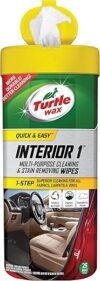 Turtle Wax Quick And Easy Interior Cleaning Wipes 50648