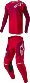 Alpinestars Racer Hoen Mars Red/Burgundy Moto Gear Set