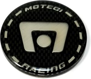 Motegi Racing Racing Black Silver Wheel Hub Cap