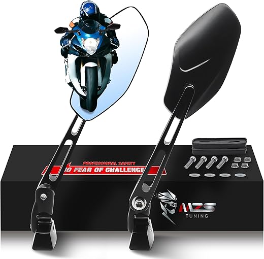 MZS Racing Motorcycle Double Adjustment Mirrors