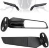kucehiup Racing Motorcycle Mirrors, Double Rotating Wing