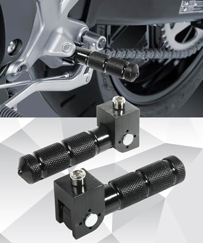 RACOONA Foldable Motorcycle Foot Pegs, 8MM Aluminum - Image 2