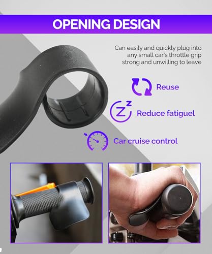 RACOONA Motorcycle Cruise Control Throttle Assist Grips - Image 3