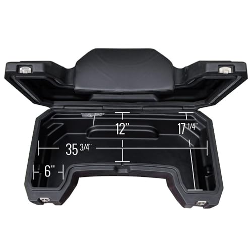 Rage Powersports Black Widow ATV-CB-8020 Rear Rack Cargo Box - Image 5
