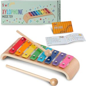 Stoie's Rainbow Color C-Key Kids Xylophone