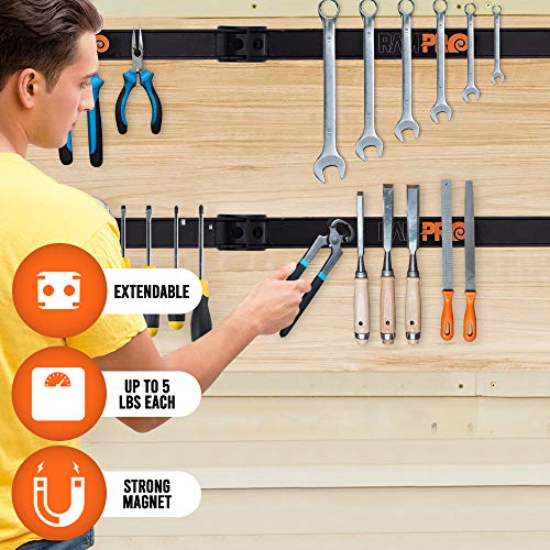 RamPro Magnetic Tool Holder Strip For Garage - Image 3