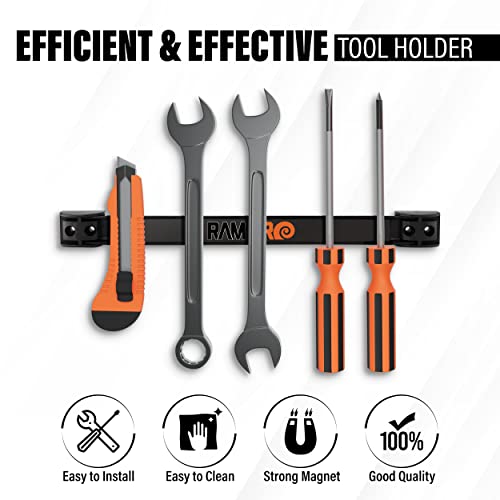 RamPro Magnetic Tool Holder Strip For Garage - Image 5