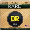 DR Strings Rare Phosphor Bronze Acoustic Guitar Strings RPM-12-3PK